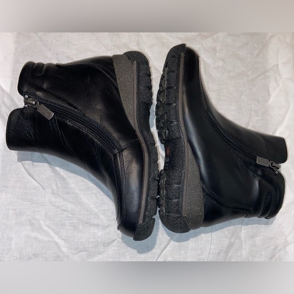 Women’s BLONDO AROSA black waterproof ANKLE‎ winter leather BOOTS size 5 (WIDE) - Picture 6 of 16